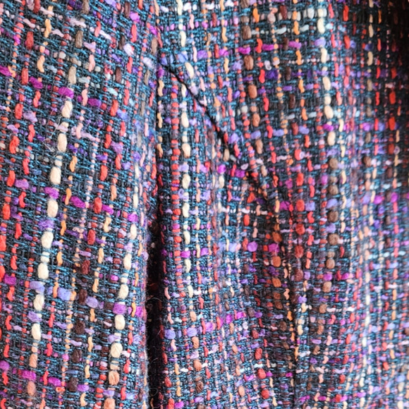 Coldwater Creek Multicolor Tweed Blazer Lined Women's Size 12 - Picture 4 of 10